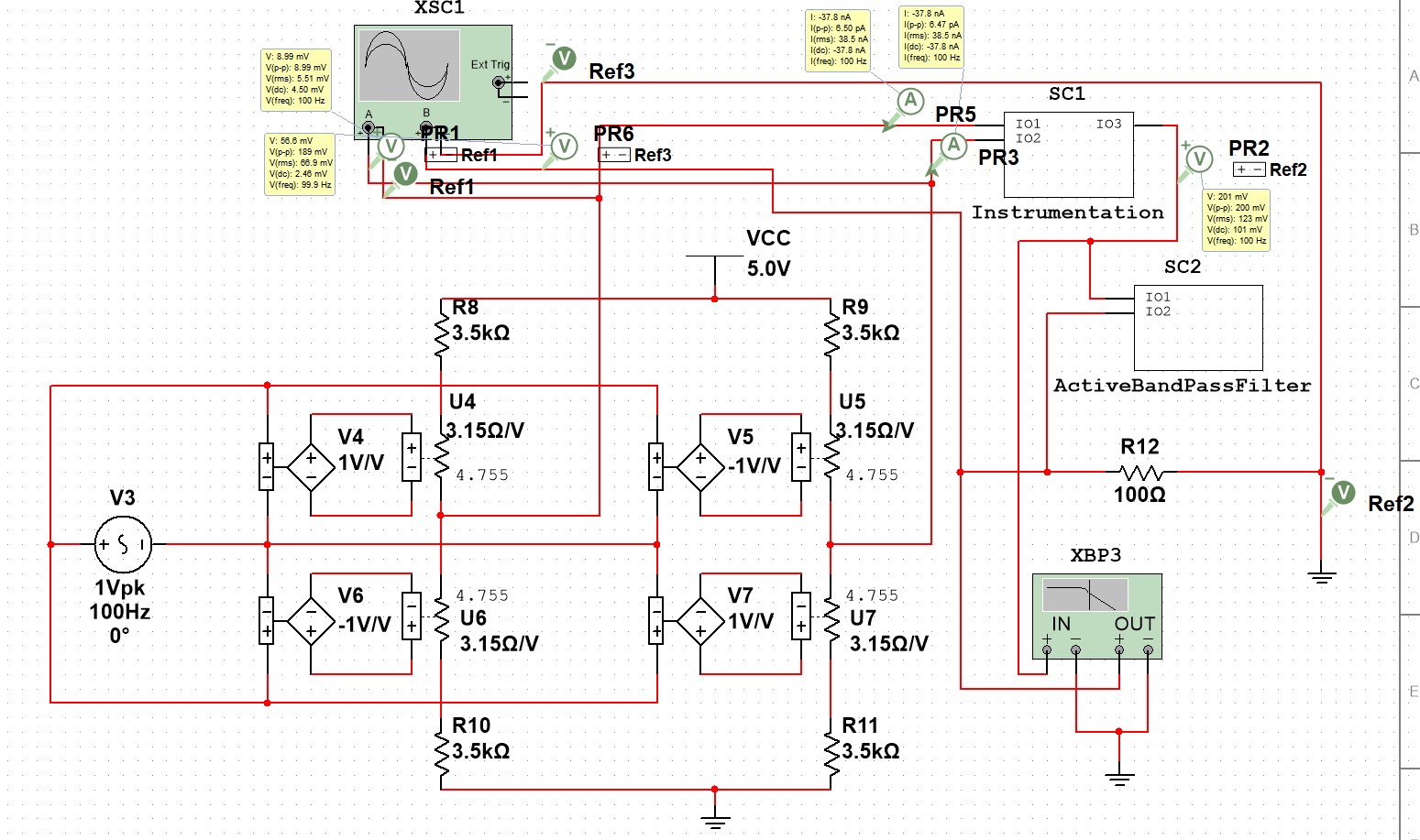 Interface Circuit Design for Accelerometer