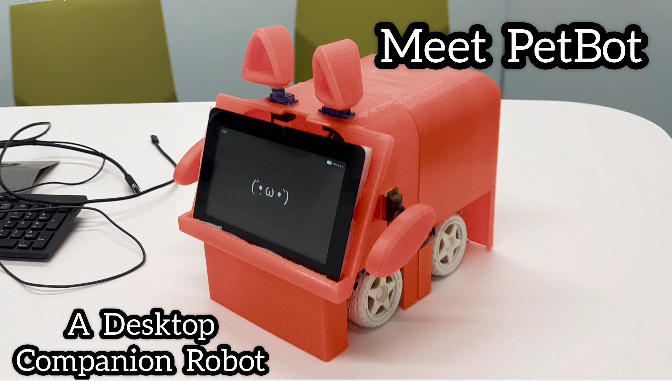 PetBot - LLM & Computer Vision Social Robot